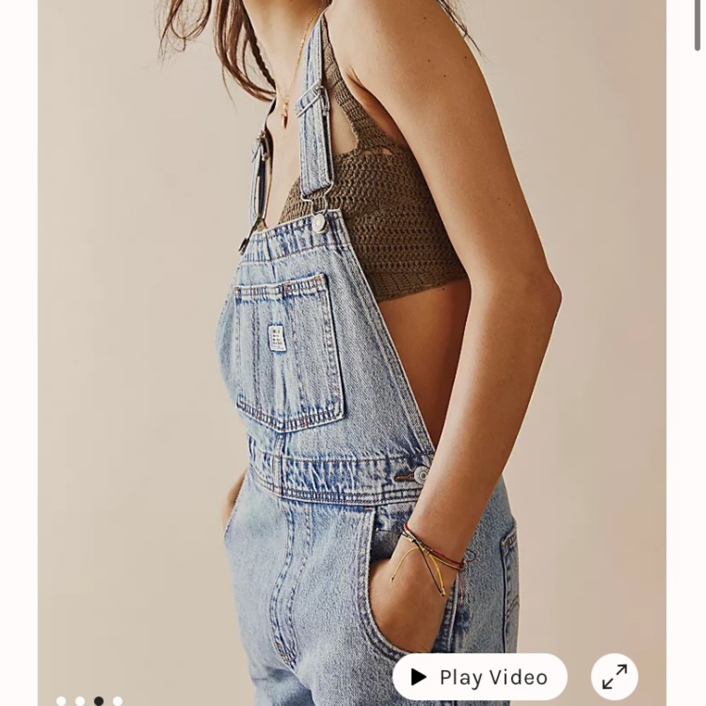 Levi’s Vintage Denim Overalls Light Blue - Picture 3 of 10
